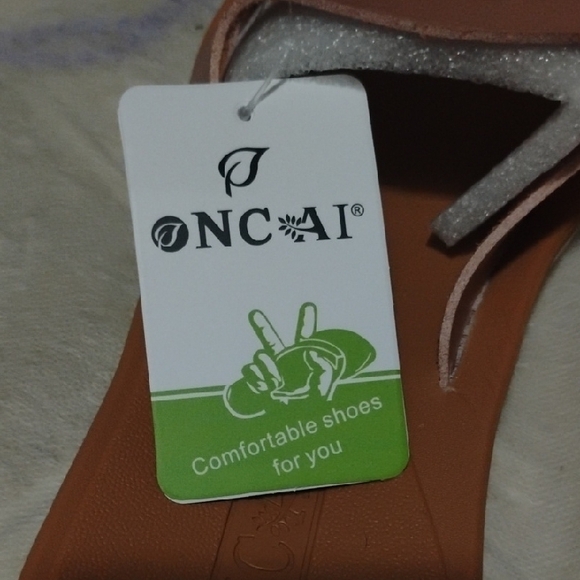 Tan Women's Sandals - Picture 2 of 12